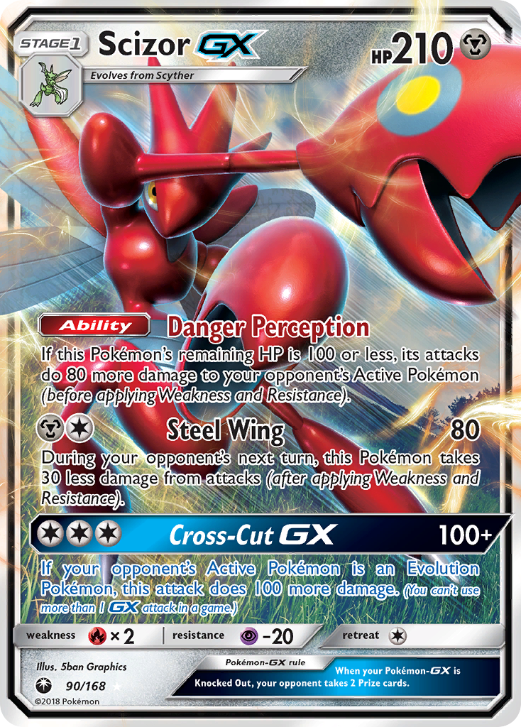 Scizor GX (90/168) [Sun & Moon: Celestial Storm] - Pokémon - Card Brawlers | Quebec | Canada |