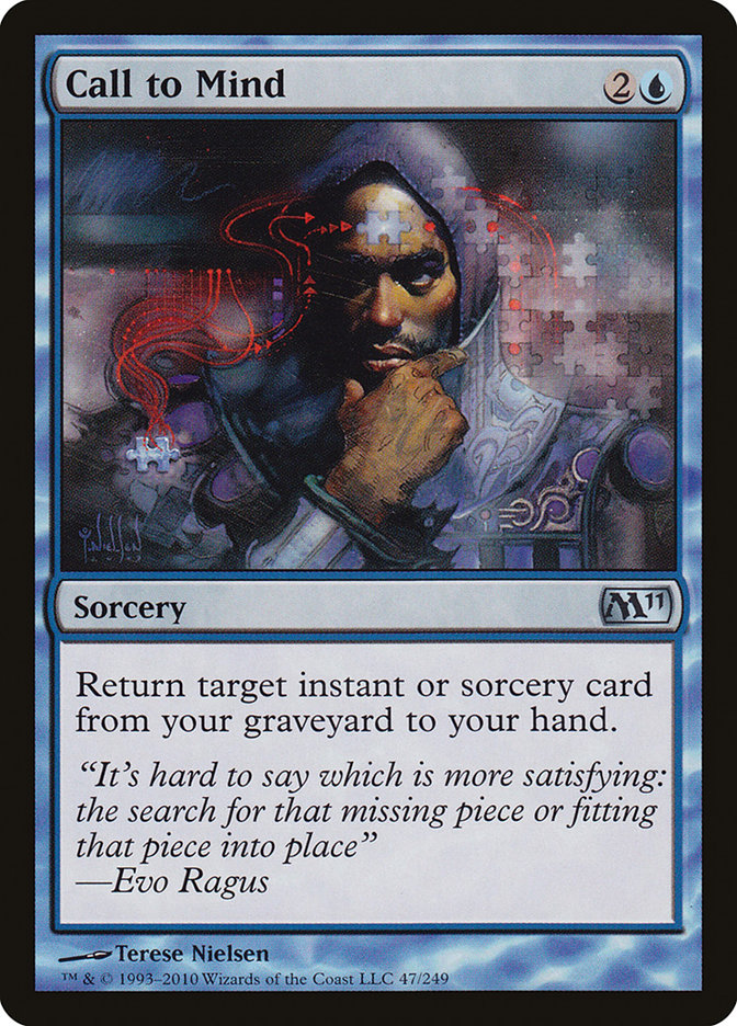 Call to Mind [Magic 2011] - Magic: The Gathering - Card Brawlers | Quebec | Canada |