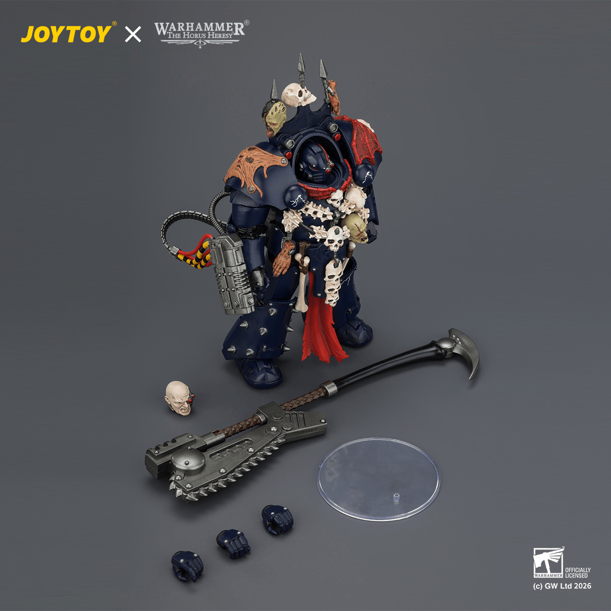 Joytoy - Warhammer 40k - Night Lords Legion Praetor in Tartaros Terminator Armour - (PREORDER) August 31, 2026