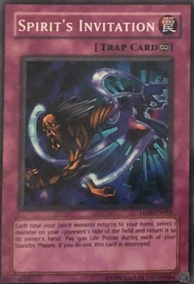 Spirit's Invitation [LOD-EN095] Common - Yu-Gi-Oh! - Card Brawlers | Quebec | Canada |