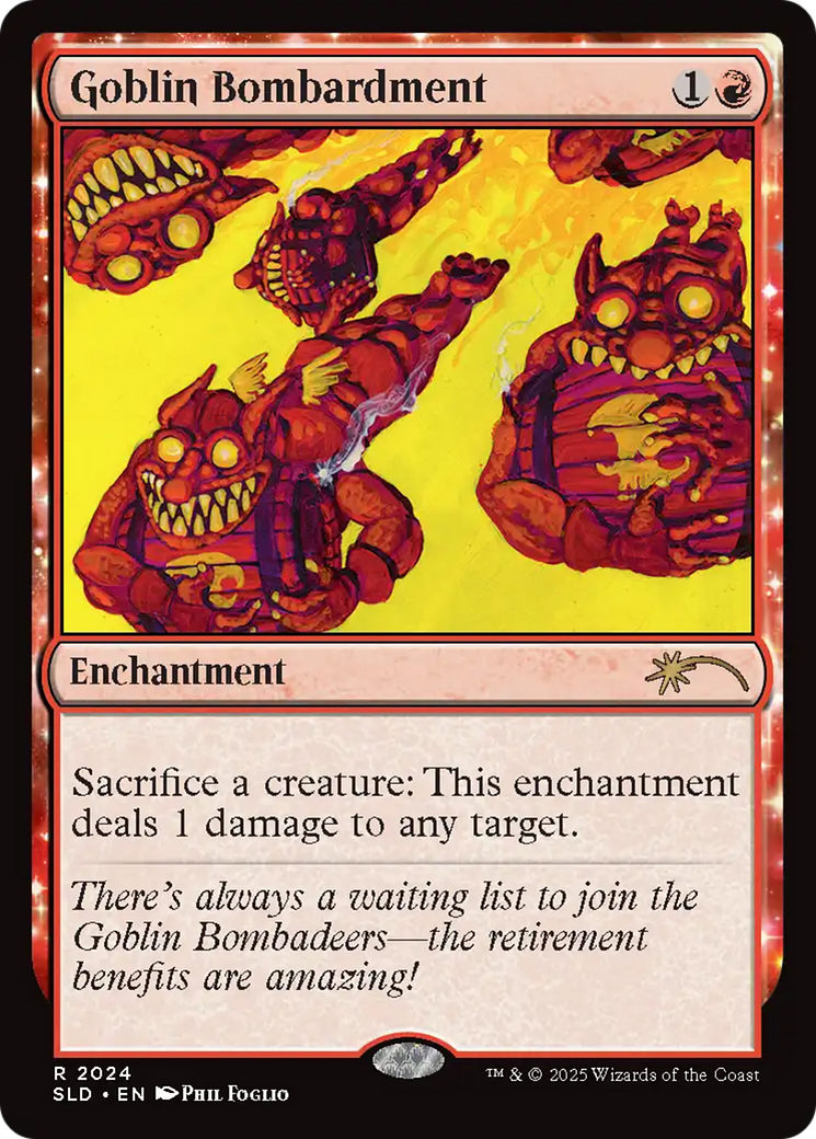 Goblin Bombardment (2024) (Rainbow Foil) [Secret Lair Drop Series] - Magic: The Gathering - Card Brawlers | Quebec | Canada |