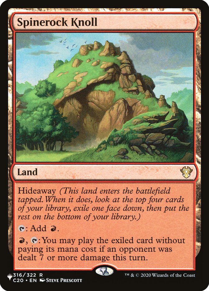 Spinerock Knoll [Secret Lair: Heads I Win, Tails You Lose] - Magic: The Gathering - Card Brawlers | Quebec | Canada |