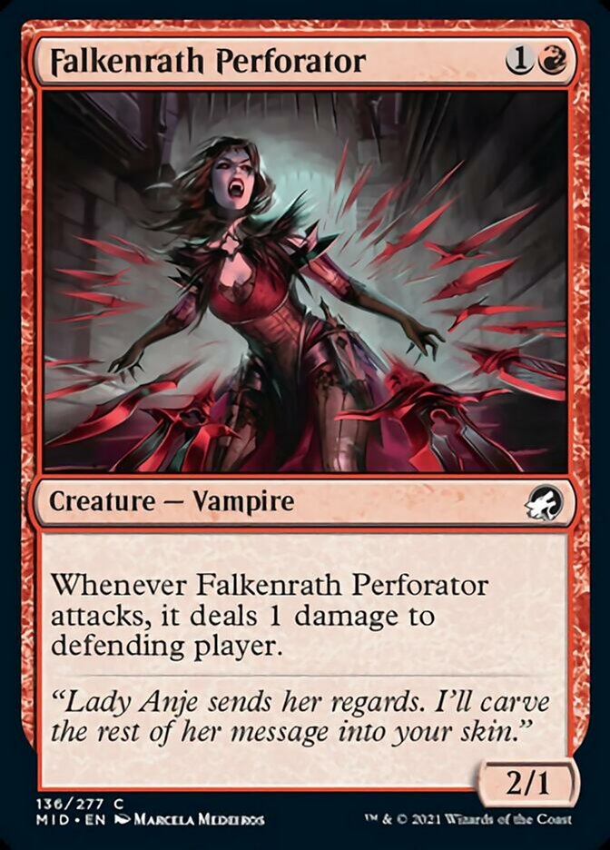 Falkenrath Perforator [Innistrad: Midnight Hunt] - Magic: The Gathering - Card Brawlers | Quebec | Canada |