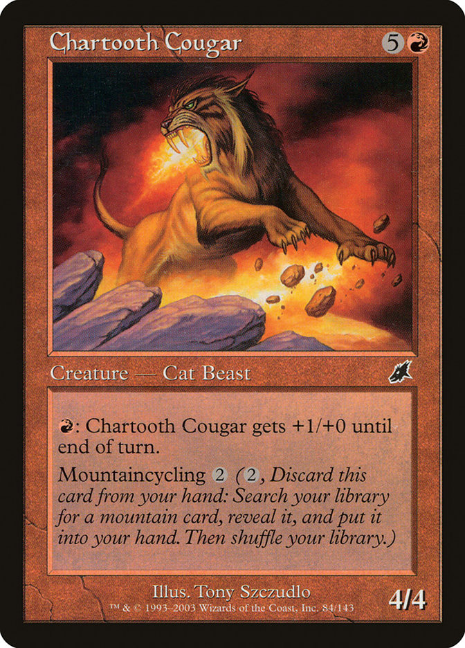 Chartooth Cougar [Scourge] - Magic: The Gathering - Card Brawlers | Quebec | Canada |