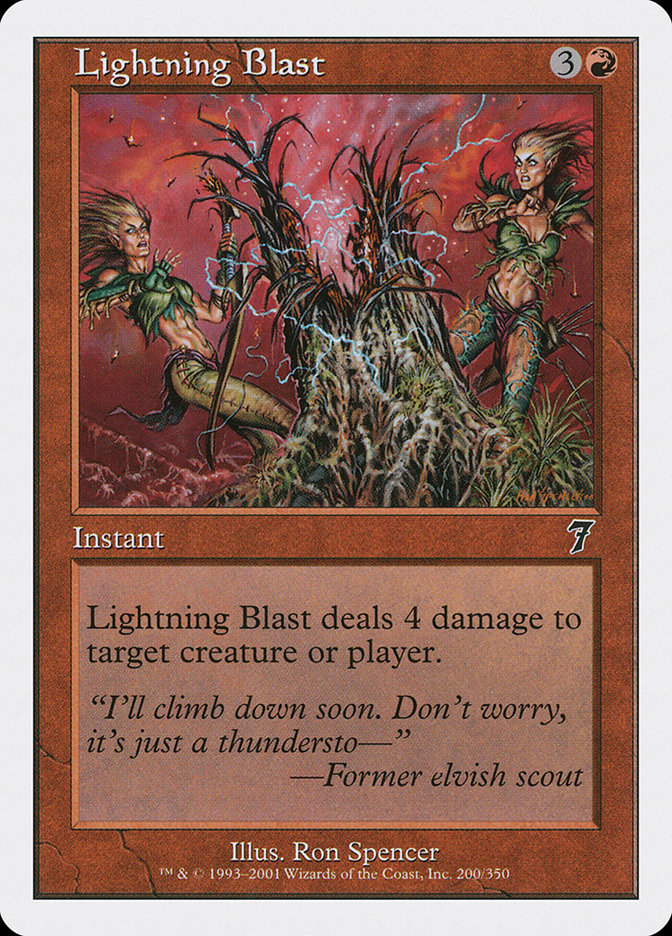 Lightning Blast [Seventh Edition] - Magic: The Gathering - Card Brawlers | Quebec | Canada |