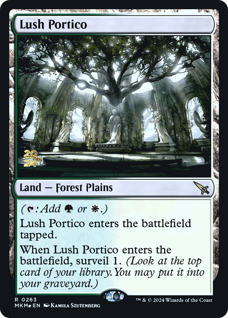 Lush Portico [Murders at Karlov Manor Prerelease Promos] - Magic: The Gathering - Card Brawlers | Quebec | Canada |