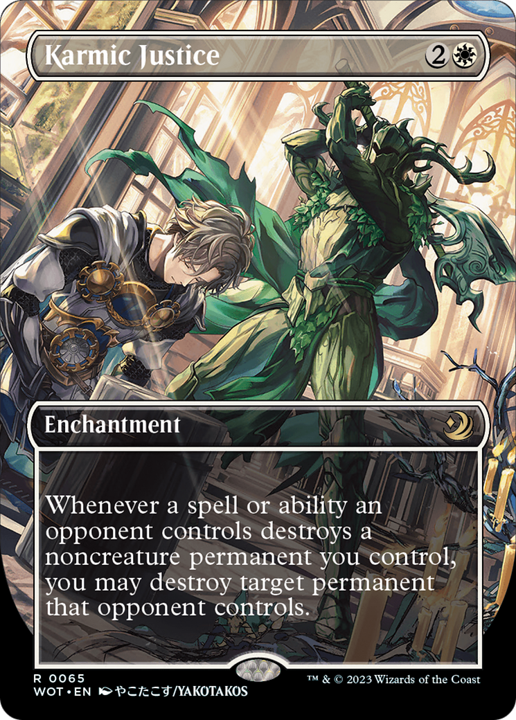 Karmic Justice (Anime Borderless) [Wilds of Eldraine: Enchanting Tales] - Magic: The Gathering - Card Brawlers | Quebec | Canada |