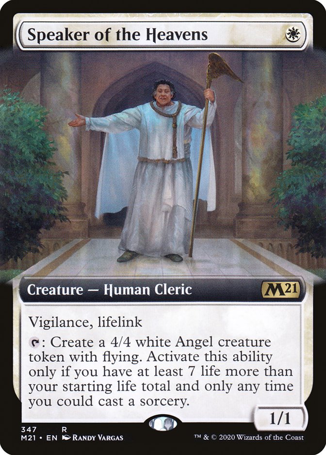 Speaker of the Heavens (Extended Art) [Core Set 2021] - Magic: The Gathering - Card Brawlers | Quebec | Canada |