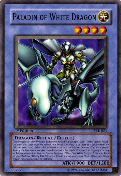 Paladin of White Dragon [SKE-024] Common - Yu-Gi-Oh! - Card Brawlers | Quebec | Canada |