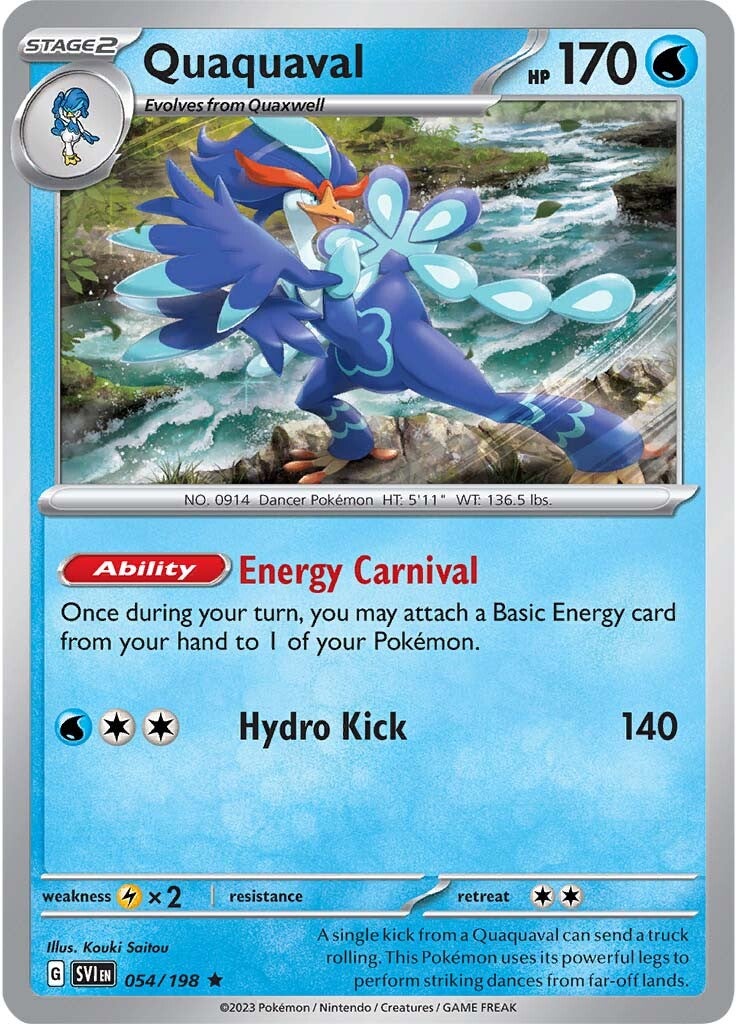Quaquaval (054/198) [Scarlet & Violet: Base Set] - Pokémon - Card Brawlers | Quebec | Canada |
