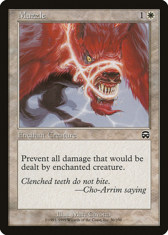 Muzzle [Mercadian Masques] - Magic: The Gathering - Card Brawlers | Quebec | Canada |