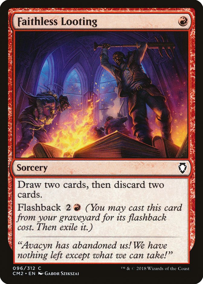 Faithless Looting [Commander Anthology Volume II] - Magic: The Gathering - Card Brawlers | Quebec | Canada |