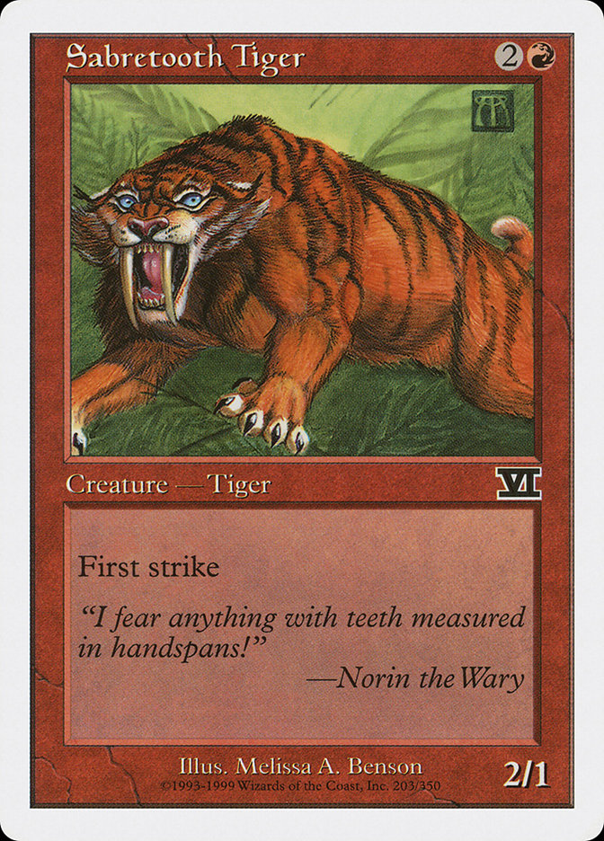 Sabretooth Tiger [Classic Sixth Edition] - Magic: The Gathering - Card Brawlers | Quebec | Canada |