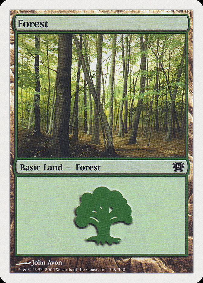 Forest (349) [Ninth Edition] - Magic: The Gathering - Card Brawlers | Quebec | Canada |
