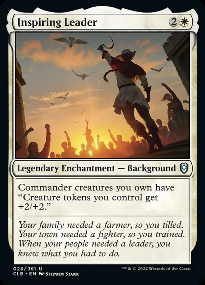 Inspiring Leader [Commander Legends: Battle for Baldur's Gate] - Magic: The Gathering - Card Brawlers | Quebec | Canada |