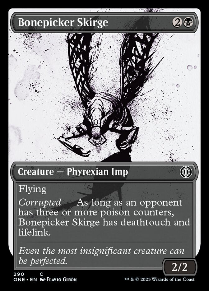 Bonepicker Skirge (Showcase Ichor) [Phyrexia: All Will Be One] - Magic: The Gathering - Card Brawlers | Quebec | Canada |