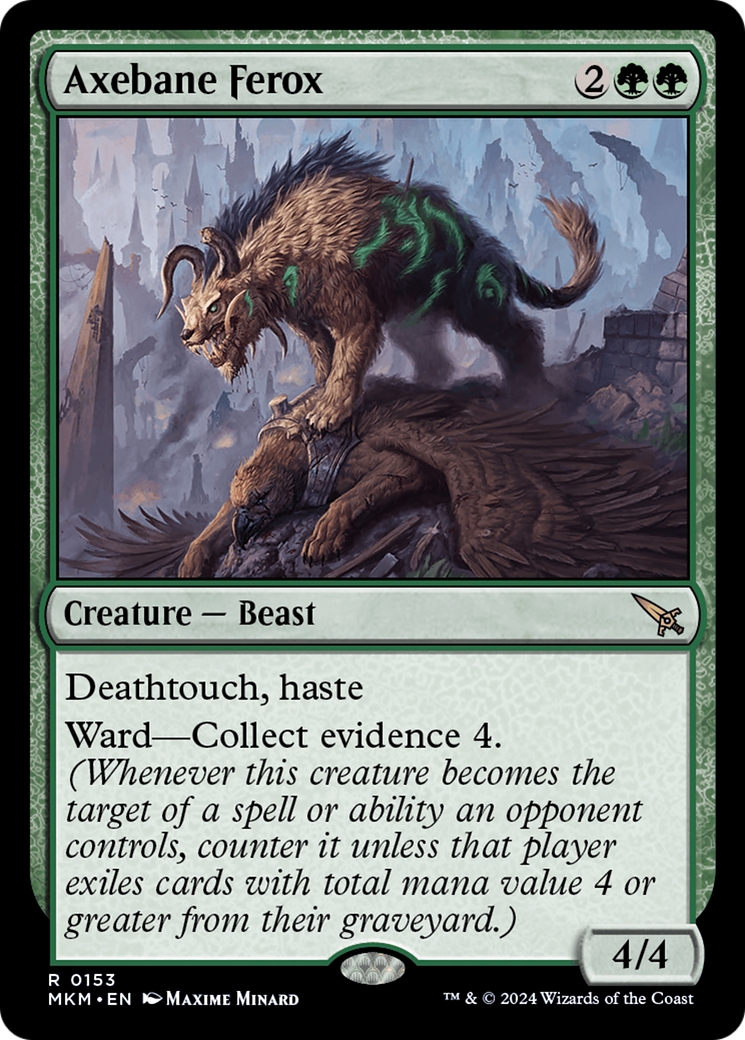Axebane Ferox [Murders at Karlov Manor] - Magic: The Gathering - Card Brawlers | Quebec | Canada |
