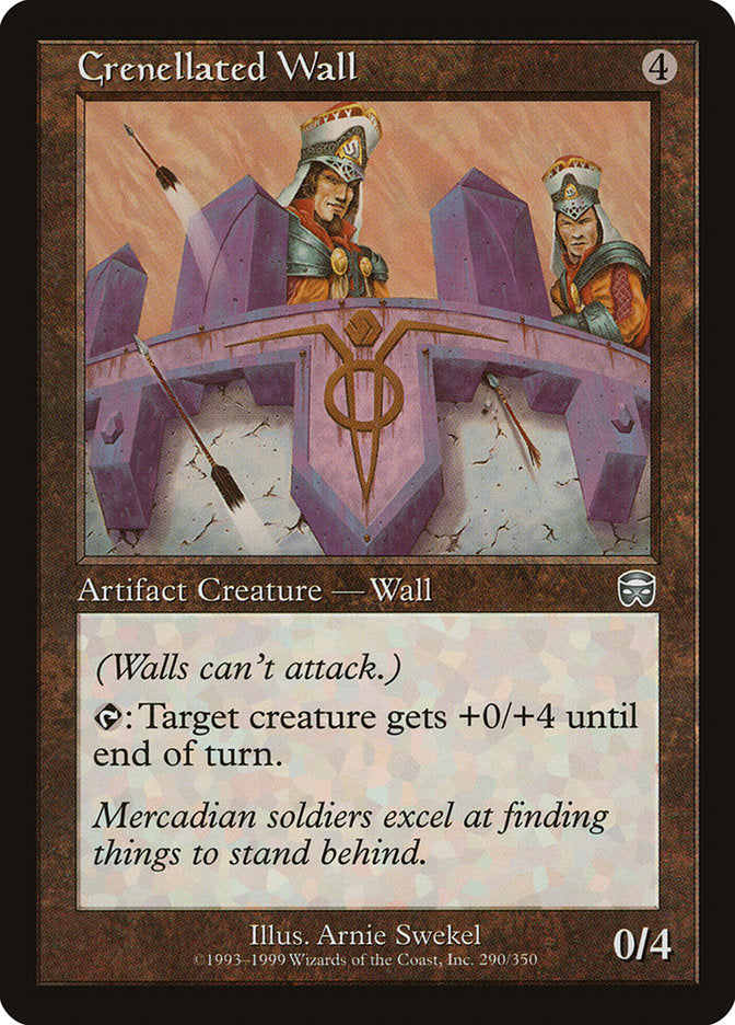 Crenellated Wall [Mercadian Masques] - Magic: The Gathering - Card Brawlers | Quebec | Canada |