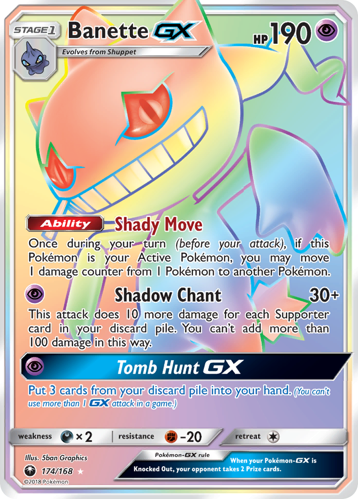 Banette GX (174/168) [Sun & Moon: Celestial Storm] - Pokémon - Card Brawlers | Quebec | Canada |
