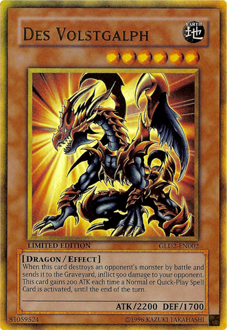 Des Volstgalph [GLD2-EN002] Ultra Rare - Yu-Gi-Oh! - Card Brawlers | Quebec | Canada |