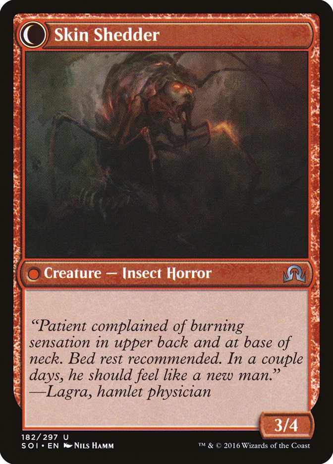 Skin Invasion // Skin Shedder [Shadows over Innistrad] - Magic: The Gathering - Card Brawlers | Quebec | Canada |