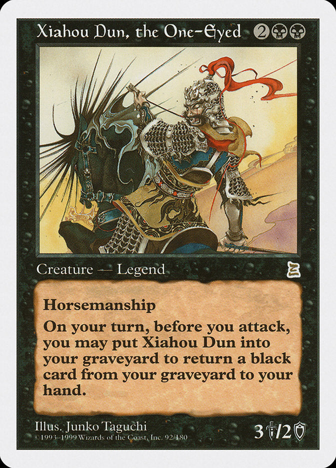 Xiahou Dun, the One-Eyed [Portal Three Kingdoms] - Magic: The Gathering - Card Brawlers | Quebec | Canada |