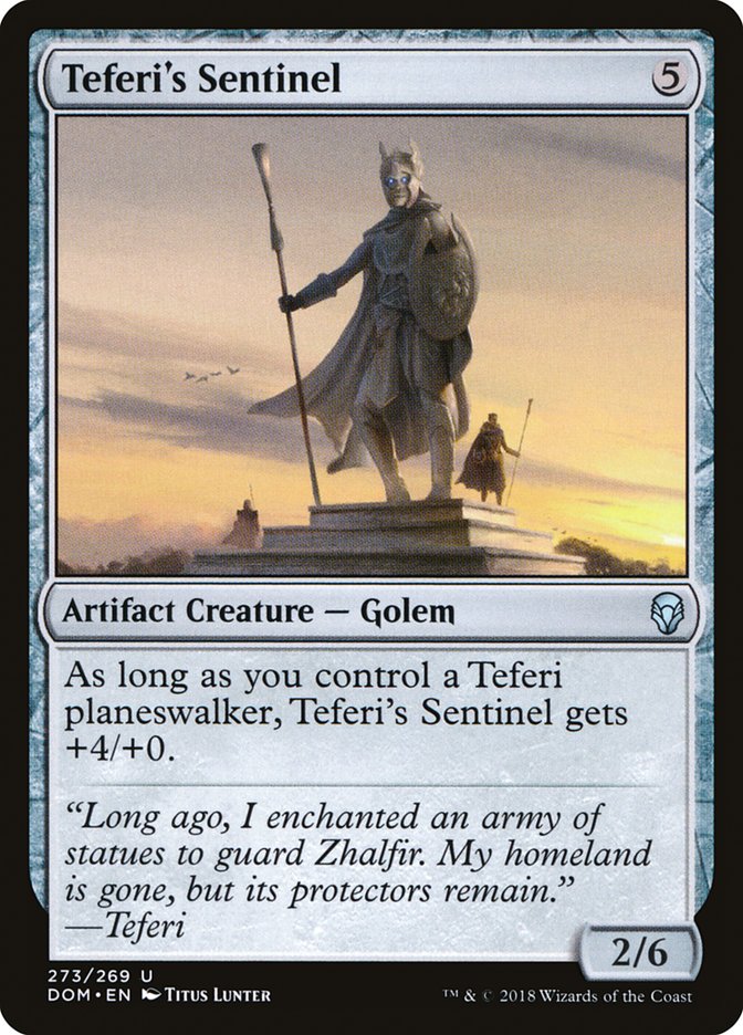 Teferi's Sentinel [Dominaria] - Magic: The Gathering - Card Brawlers | Quebec | Canada |