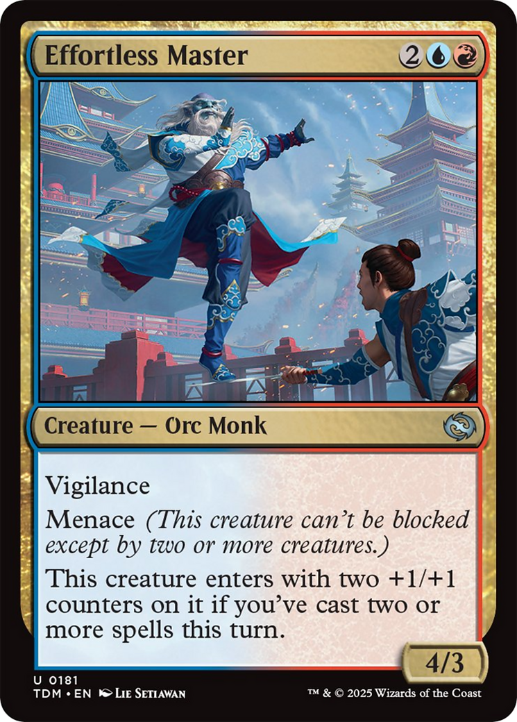 Effortless Master [Tarkir: Dragonstorm] - Magic: The Gathering - Card Brawlers | Quebec | Canada |