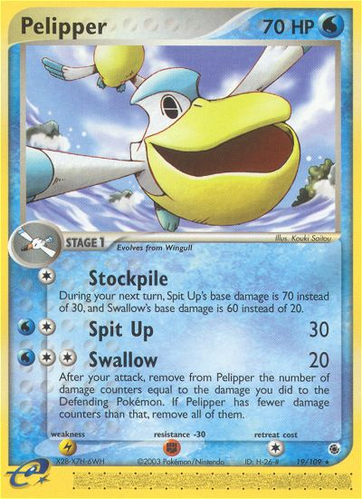 Pelipper (19/109) [EX: Ruby & Sapphire] - Pokémon - Card Brawlers | Quebec | Canada |