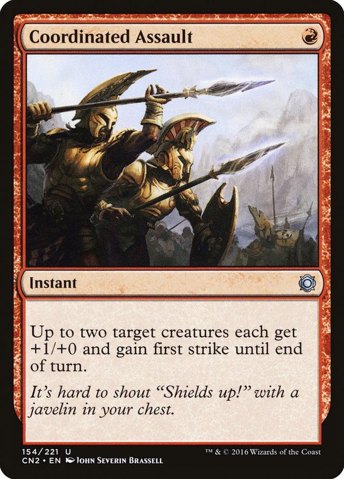 Coordinated Assault [Conspiracy: Take the Crown] - Magic: The Gathering - Card Brawlers | Quebec | Canada |