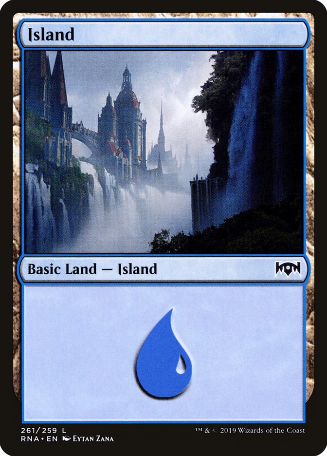 Island (261) [Ravnica Allegiance] - Magic: The Gathering - Card Brawlers | Quebec | Canada |