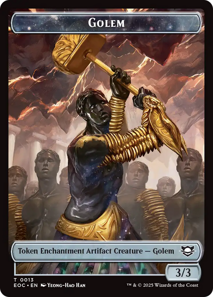 Insect // Golem (0013) Double-Sided Token [Edge of Eternities Commander Tokens] - Magic: The Gathering - Card Brawlers | Quebec | Canada |