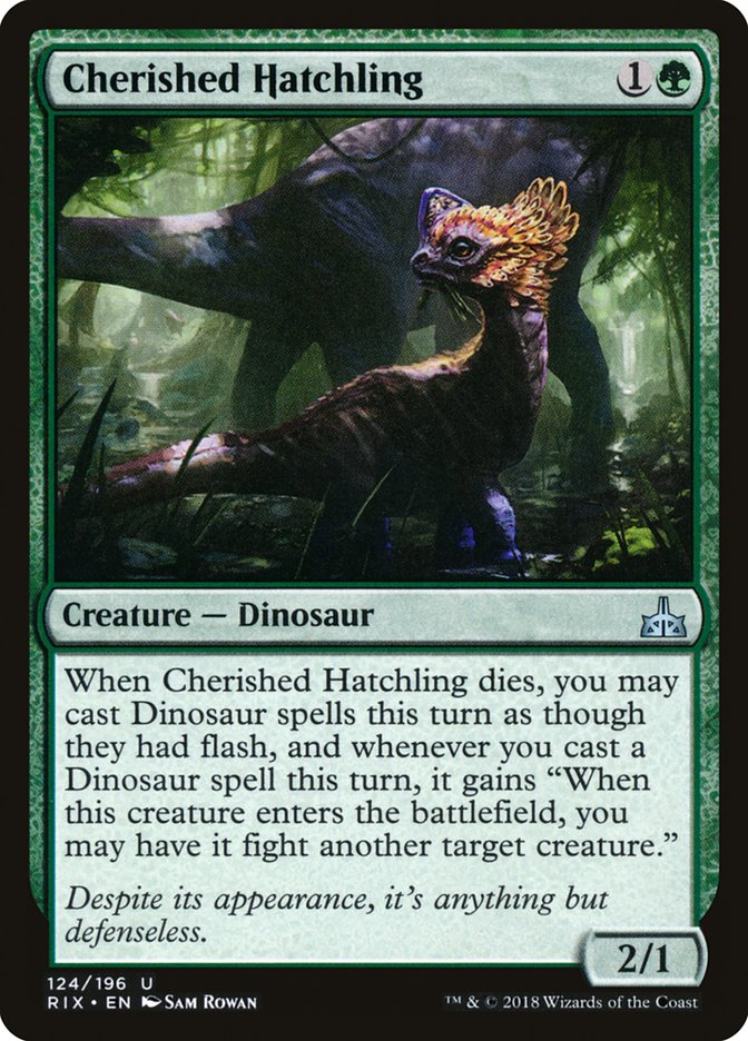 Cherished Hatchling [Rivals of Ixalan] - Magic: The Gathering - Card Brawlers | Quebec | Canada |