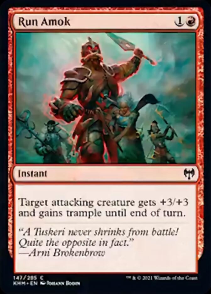 Run Amok [Kaldheim] - Magic: The Gathering - Card Brawlers | Quebec | Canada |