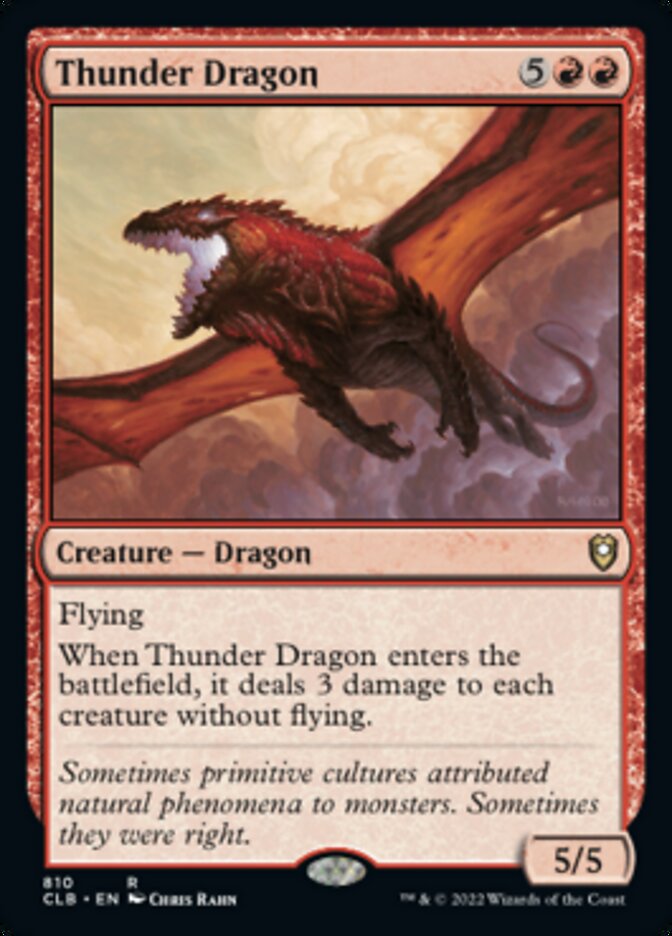 Thunder Dragon [Commander Legends: Battle for Baldur's Gate] - Magic: The Gathering - Card Brawlers | Quebec | Canada |