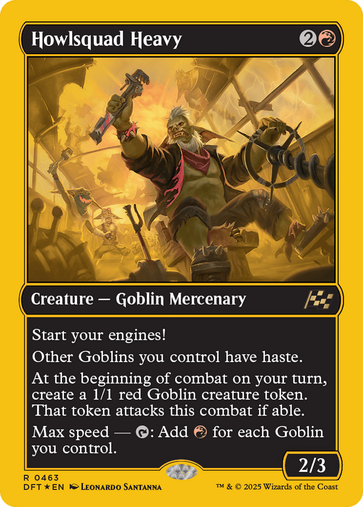 Howlsquad Heavy (First-Place Foil) [Aetherdrift] - Magic: The Gathering - Card Brawlers | Quebec | Canada |