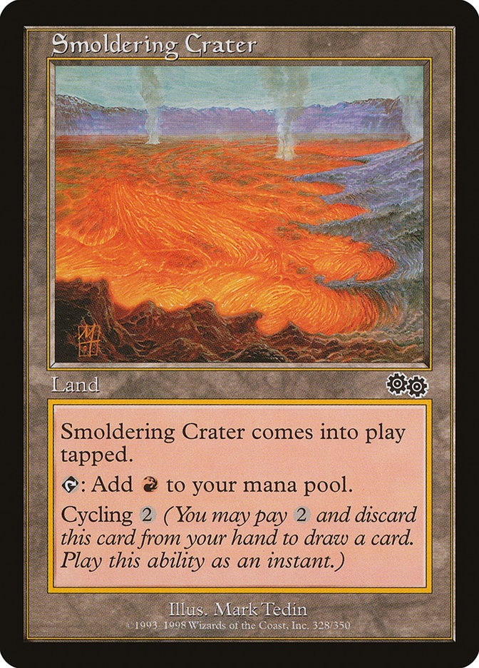 Smoldering Crater [Urza's Saga] - Magic: The Gathering - Card Brawlers | Quebec | Canada |