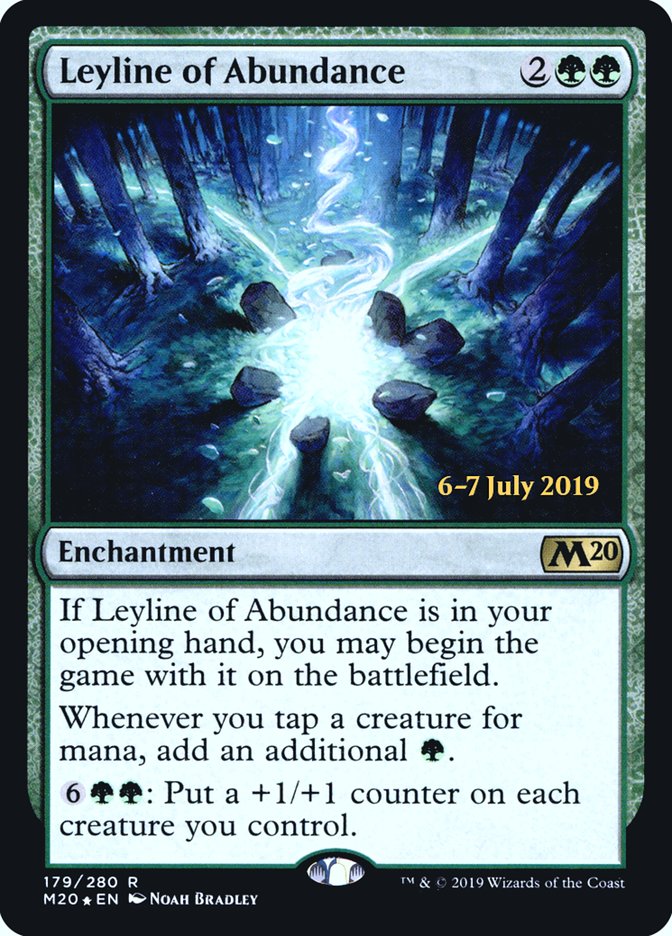 Leyline of Abundance [Core Set 2020 Prerelease Promos] - Magic: The Gathering - Card Brawlers | Quebec | Canada |