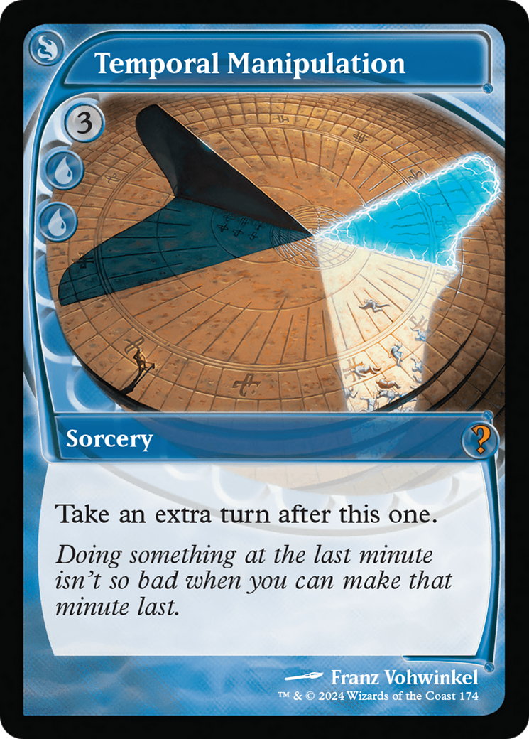 Temporal Manipulation (Future Sight) [Mystery Booster 2] - Magic: The Gathering - Card Brawlers | Quebec | Canada |