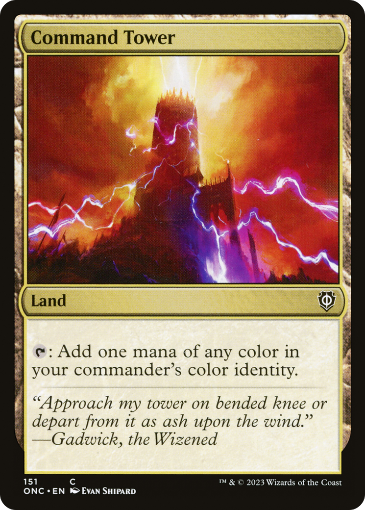 Command Tower [Phyrexia: All Will Be One Commander] - Magic: The Gathering - Card Brawlers | Quebec | Canada |