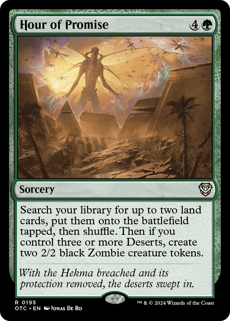 Hour of Promise [Outlaws of Thunder Junction Commander] - Magic: The Gathering - Card Brawlers | Quebec | Canada |