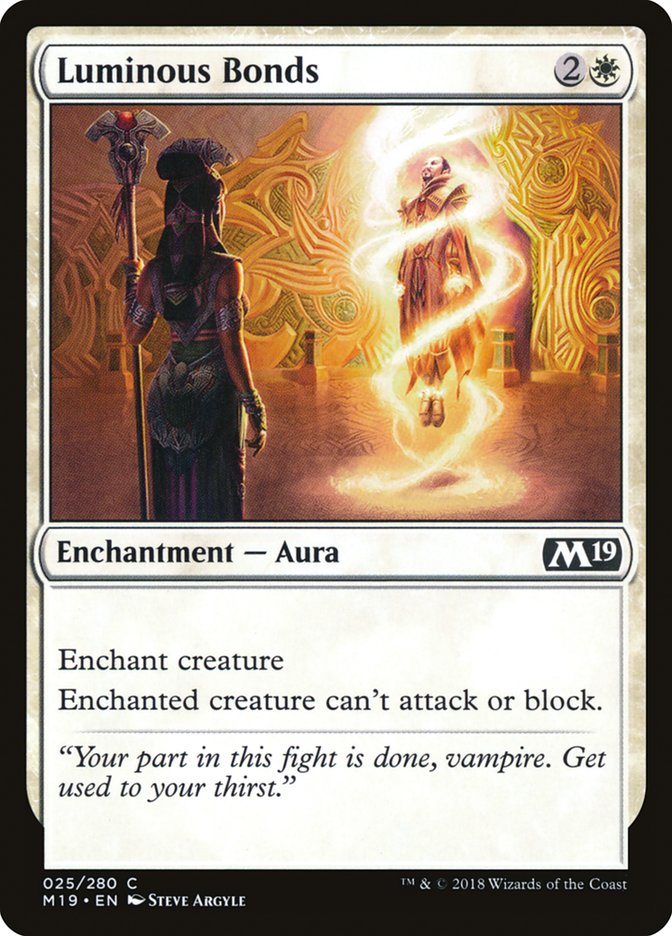 Luminous Bonds [Core Set 2019] - Magic: The Gathering - Card Brawlers | Quebec | Canada |