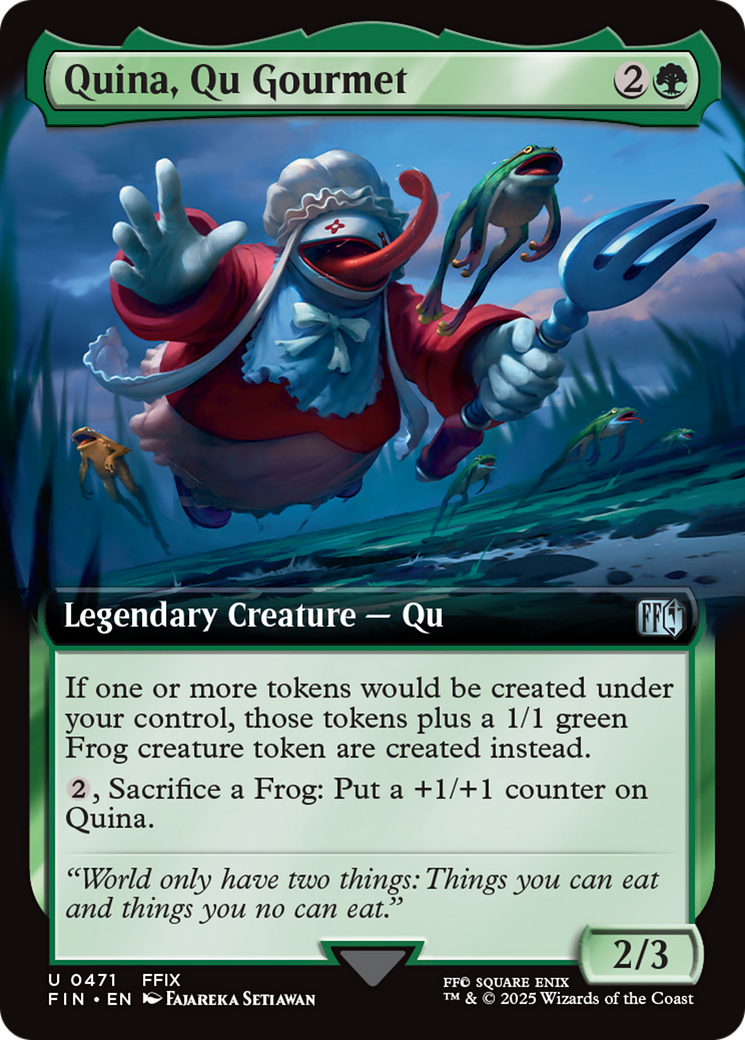 Quina, Qu Gourmet (Extended Art) [FINAL FANTASY] - Magic: The Gathering - Card Brawlers | Quebec | Canada |