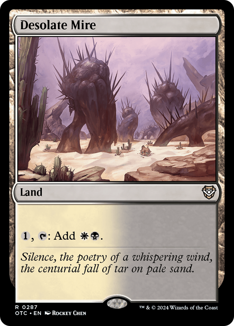 Desolate Mire [Outlaws of Thunder Junction Commander] - Magic: The Gathering - Card Brawlers | Quebec | Canada |