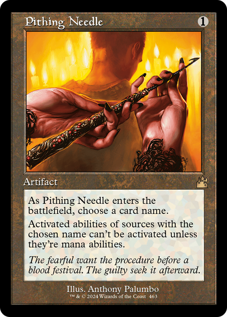 Pithing Needle (Retro Frame) [Ravnica Remastered] - Magic: The Gathering - Card Brawlers | Quebec | Canada |