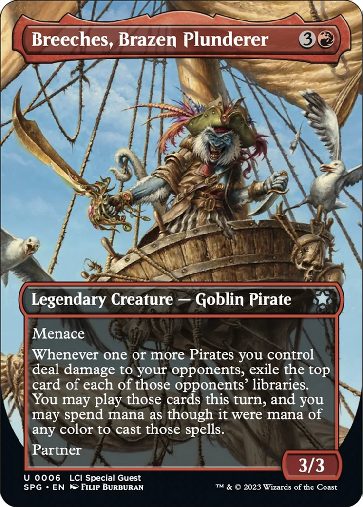 Breeches, Brazen Plunderer (Borderless) [The Lost Caverns of Ixalan Special Guests] - Magic: The Gathering - Card Brawlers | Quebec | Canada |