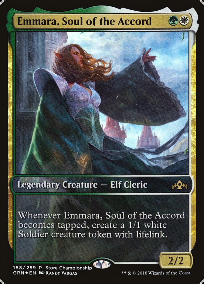 Emmara, Soul of the Accord (Store Championship) (Full Art) [Guilds of Ravnica Promos] - Magic: The Gathering - Card Brawlers | Quebec | Canada |