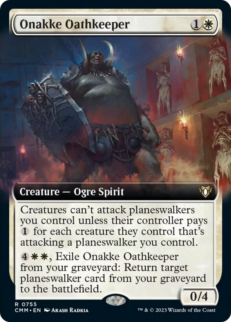 Onakke Oathkeeper (Extended Art) [Commander Masters] - Magic: The Gathering - Card Brawlers | Quebec | Canada |