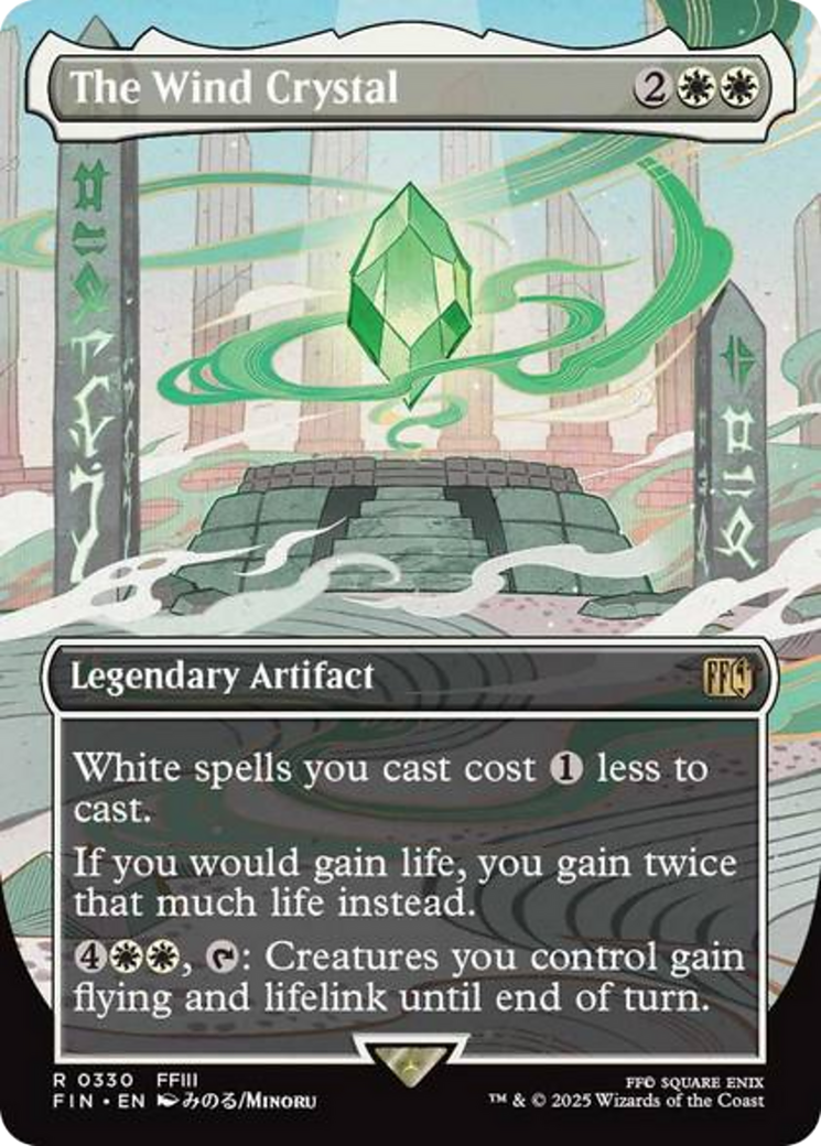 The Wind Crystal (Borderless) [FINAL FANTASY] - Magic: The Gathering - Card Brawlers | Quebec | Canada |