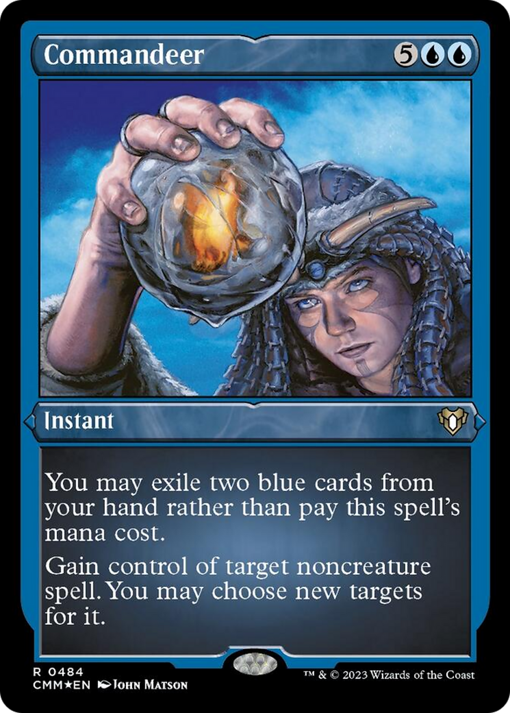 Commandeer (Foil Etched) [Commander Masters] - Magic: The Gathering - Card Brawlers | Quebec | Canada |